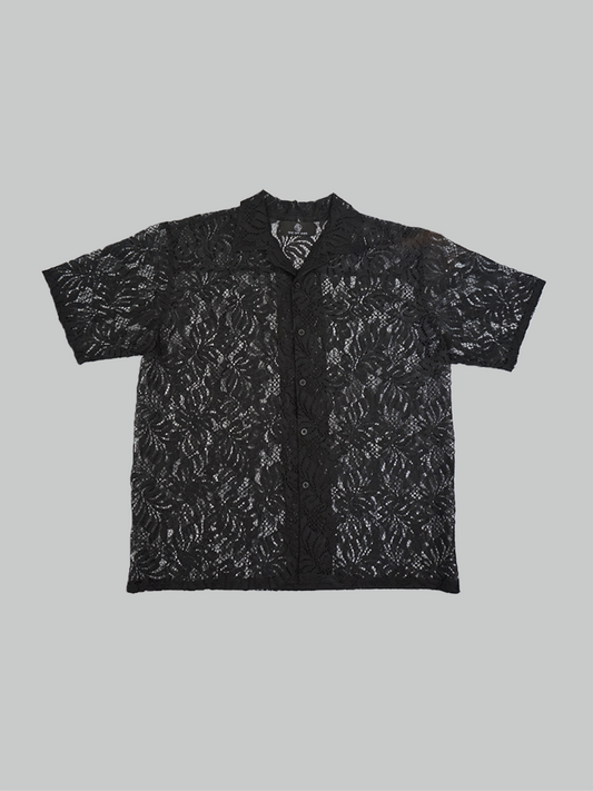 SS22 Black Brocade Shirt 101