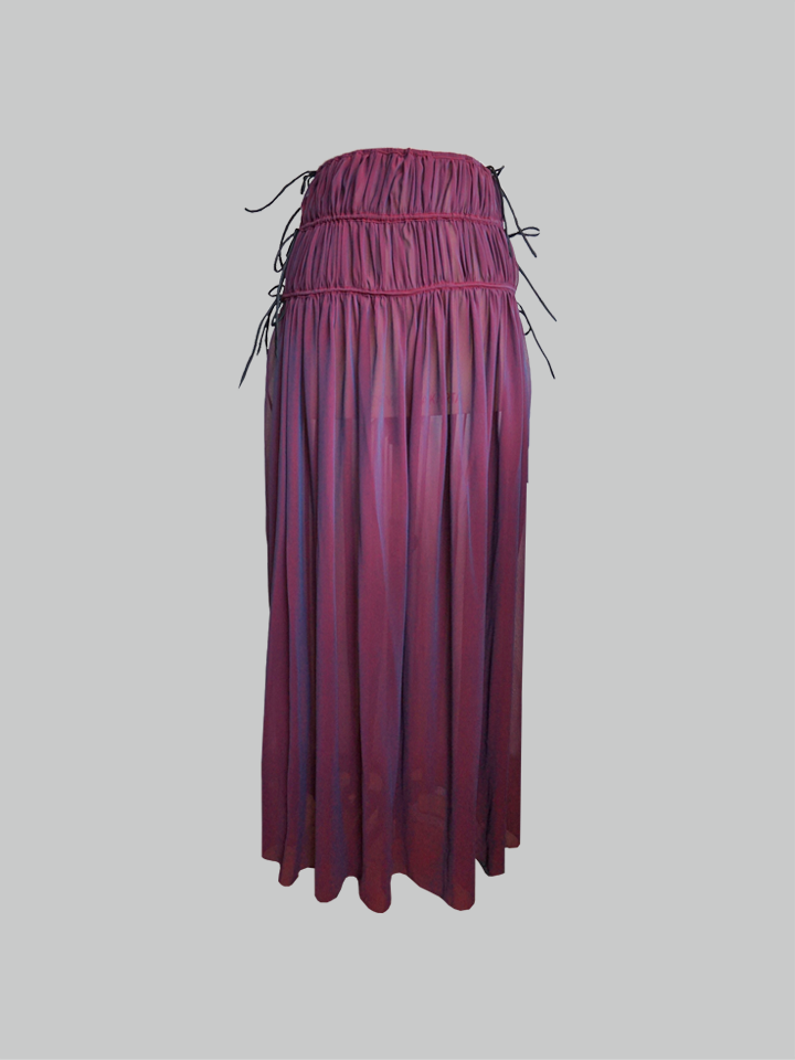 FW22 Amethyst Chiffon Skirt 103