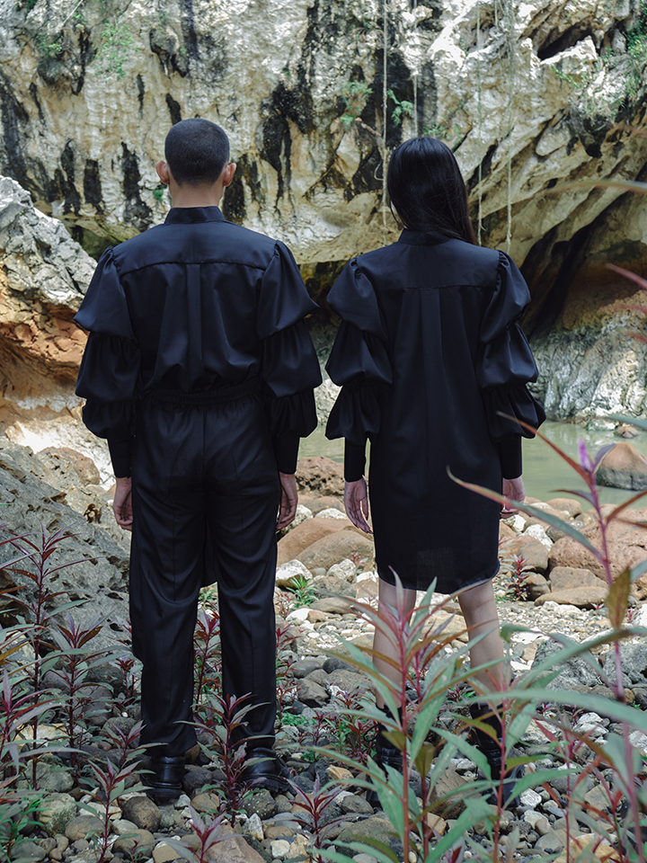 FW22 Black Puff Shirt 111