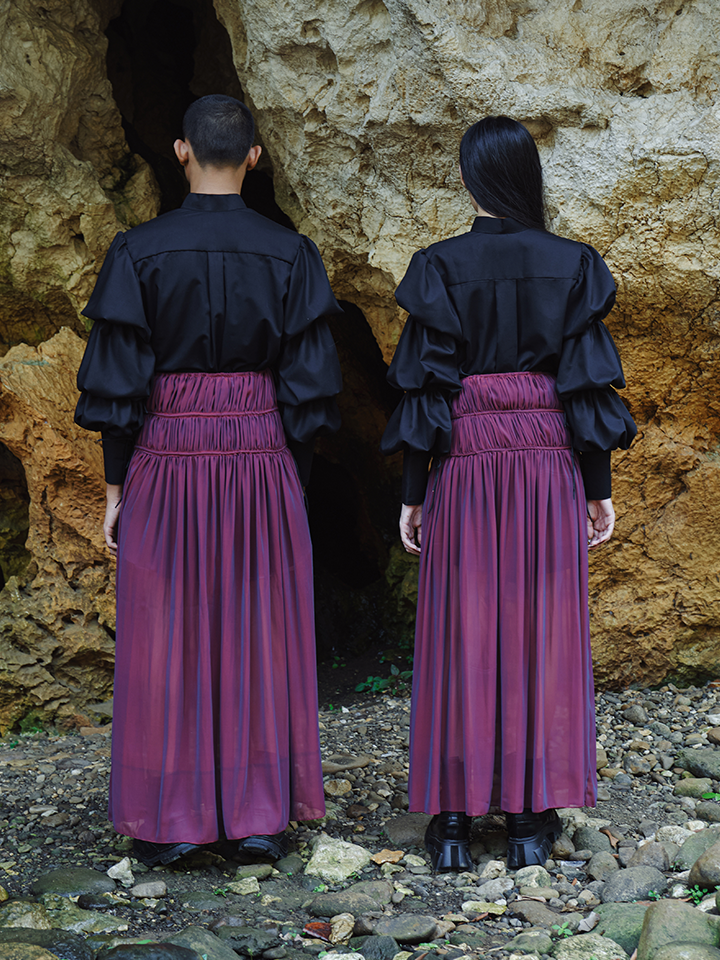 FW22 Amethyst Chiffon Skirt 103