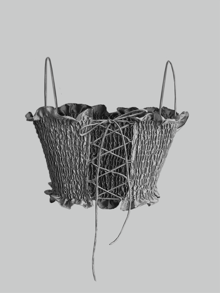SS22 Silver Tube Top 504